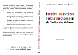 Instrumentos Internacionais de Direitos das Mulheres
