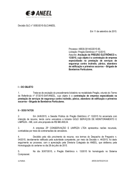 Decis&atilde;o SLC n&ordm; 50/2015