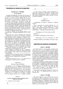 Decreto-Lei n.º 224/2004 - Centro Nacional de Informação e