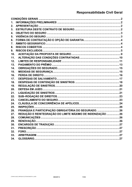 Responsabilidade Civil Geral