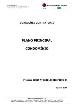 Vers&atilde;o Atual - Mitsui Sumitomo Seguros