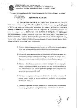 MINISTÉRIO PÚBLICO DO TRABALHO ~ PROCURADORIA