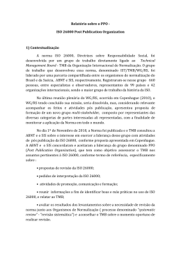 Atividades Pós Publicação