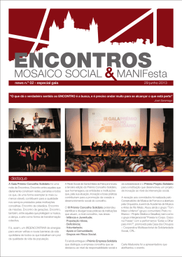 Newsletter nº2 – Especial Gala - APP – Associação Portuguesa de