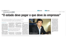 “0 estado deve pagar o que deve às empresas”