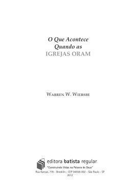 O Que Acontece Quando as IGREJAS ORAM