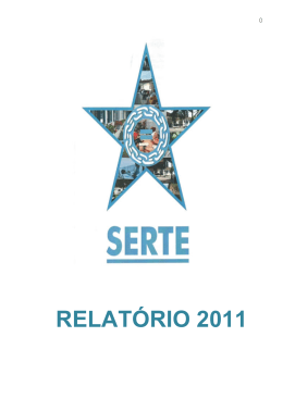 2011-RELATORIO ANUAL DA SERTE