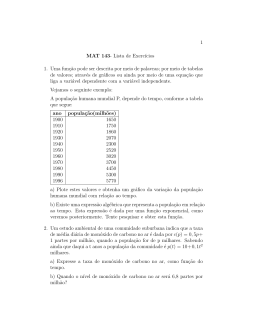 Lista de Exercícios - IME-USP