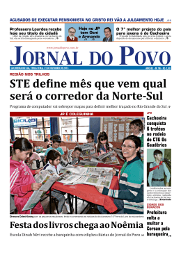 STE define m&ecirc;s que vem qual ser&aacute; o corredor da Norte-Sul