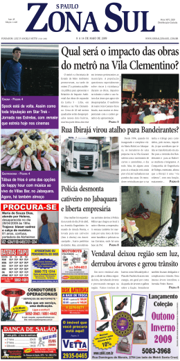 Qual ser&aacute; o impacto das obras do metr&ocirc; na Vila Clementino?