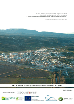 Programa Estrat&eacute;gico de Reabilita&ccedil;&atilde;o Urbana de Azambuja