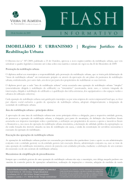 Regime Jurídico da Reabilitação Urbana