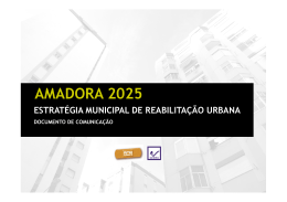 AMADORA 2025 Estrat&eacute;gia Municipal de Reabilita&ccedil;&atilde;o Urbana