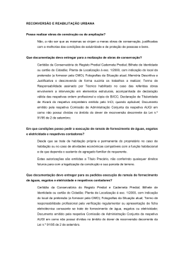 Reconvers&atilde;o Urbana e Reabilita&ccedil;&atilde;o Urbana