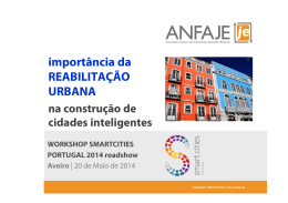 reabilita&ccedil;&atilde;o urbana - Cluster do Habitat Sustent&aacute;vel