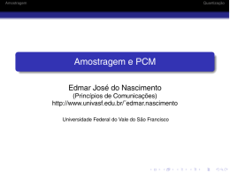 Slide 05 - Amostragem e PCM