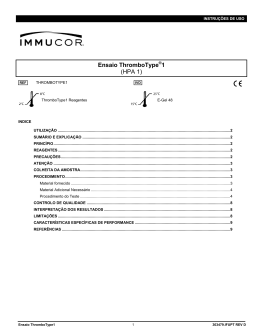 Ensaio ThromboType 1 (HPA 1)