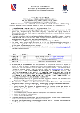 Edital de Acesso ao _Edital Apoio aos - Editais da PRPPG
