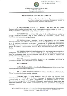 Publicada no Diário da Justiça Eletrônico n. 4.683. fls. 1/2, de 25/05
