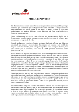 PORQU&Ecirc; PONTUS?