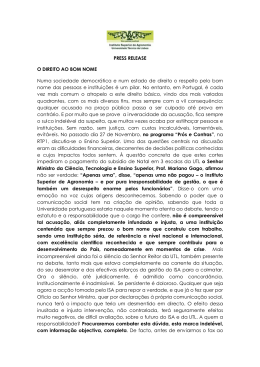 Press_Release_Direit.. - Instituto Superior de Agronomia