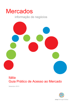 Guia Pr&aacute;tico de Acesso ao Mercado