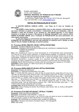 EDITAL LEIL&Atilde;O 10-03-2011