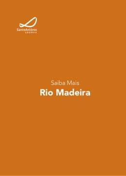 Rio Madeira - Santo Antônio Energia