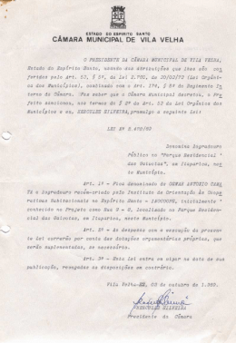 Estado do Espfrí to Santo. usando das atribuições que lhes são coª