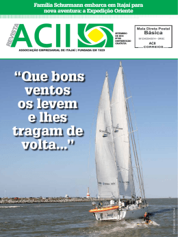 &ldquo;Que bons ventos os levem e lhes tragam de volta...&rdquo;