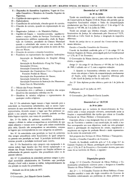 selho Consultivo e Membros do Conselho Superior de