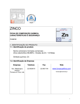 ZINCO - Fonseca & Flora