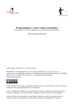 Webjornalismo: as fases de implanta&ccedil;&atilde;o e a