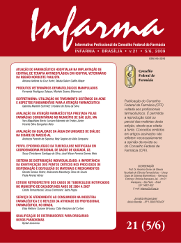 Infarma - Conselho Federal de Farm&aacute;cia