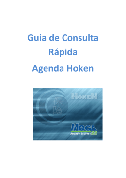 Guia de Consulta Rápida Agenda Hoken