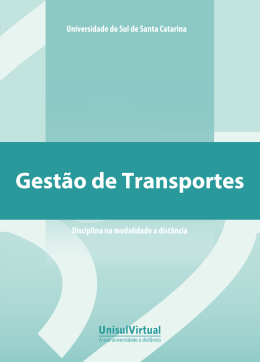 Gest&atilde;o de Transportes - UNISUL