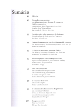Estudos de Psican&aacute;lise, v. 37, 2012.