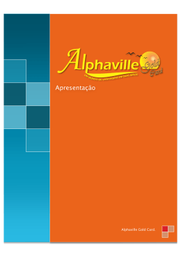 Apresenta&ccedil;&atilde;o - Mastter Rio