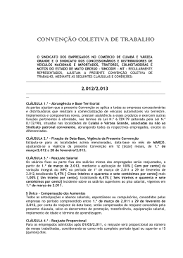 2012-2013 - Sindicato dos Empregados no Comércio de Cuiabá