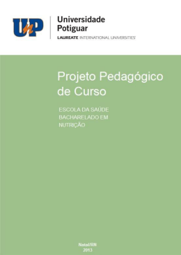 do projeto pedag&oacute;gico