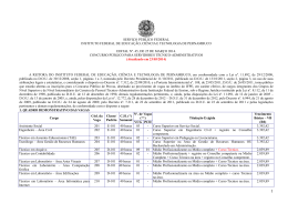EDITAL N&ordm;. 45-2014-GR - T&Eacute;CNICO retificado em