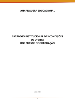 anhanguera educacional cat&aacute;logo institucional das condi&ccedil;&otilde;es de