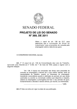 projeto de lei do senado nº 369, de 2011