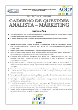 Prova - aocp