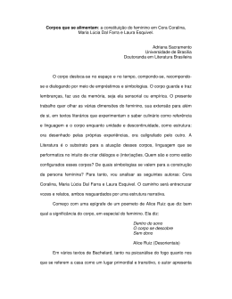a constituição do feminino em Cora Coralina, Maria Lúcia Dal Farra e