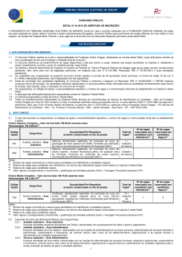 1 TRIBUNAL REGIONAL ELEITORAL DE