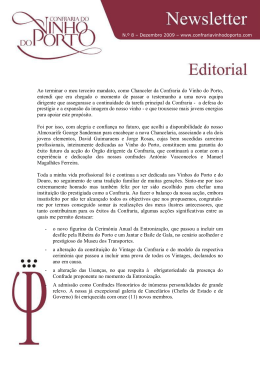 Newsletter 8 - Confraria do Vinho do Porto
