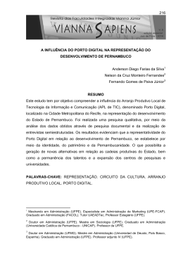 9 - a influ&ecirc;ncia do porto digital na representa&ccedil;&atilde;o do