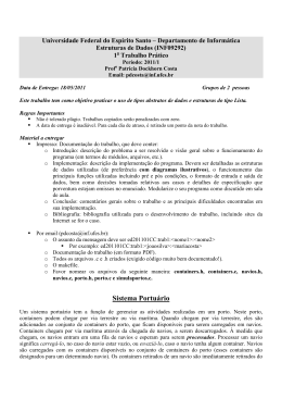 Primeiro Trabalho