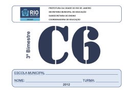 6&ordm;ano - BIO NA REDE